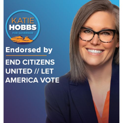 Katie Hobbs campaign poster